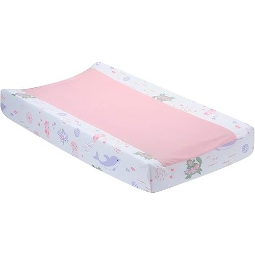 Lambs & Ivy Sea Dreams Dolphin/Turtle Underwater Nautical Changing Pad Cover