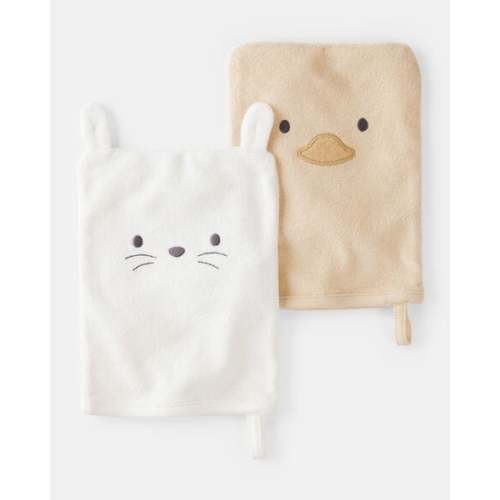 Baby 2-Pack Washcloths - Yellow