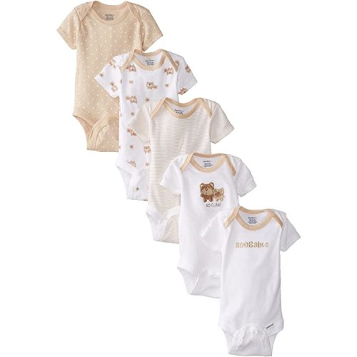 Gerber unisex-baby 5-pack Variety Onesies Bodysuits