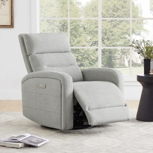 Cheryl Power Glider Swivel Rocker Recliner Chair for Living Room