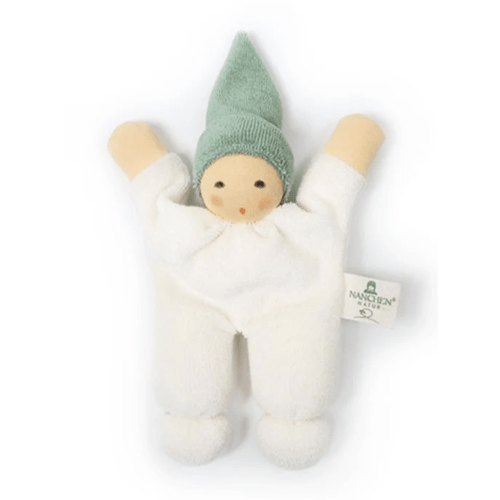 Nanchen Organic Cotton Waldorf Rattle Doll "Nucki" | Dolls – Blue Otter Toys
