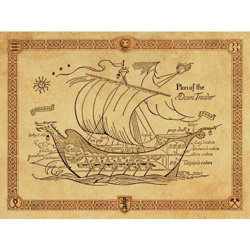 Narnia Voyage of the Dawn Treader Ship Art Print