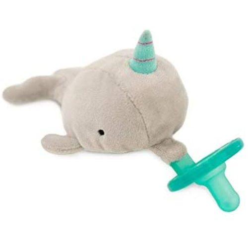 WubbaNub Infant Pacifier - Marnie Narwhal