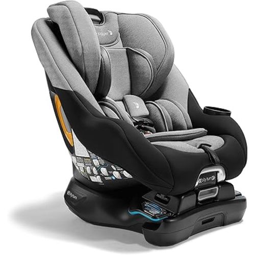 Baby Jogger City Turn Convertible & Rotating Car Seat, Onyx Black - Accommodates Newborn to Toddler with Rear and Forward Facing Modes