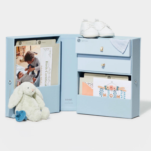 PBK x Savor Exclusive Shagreen Baby Vault Keepsake Box