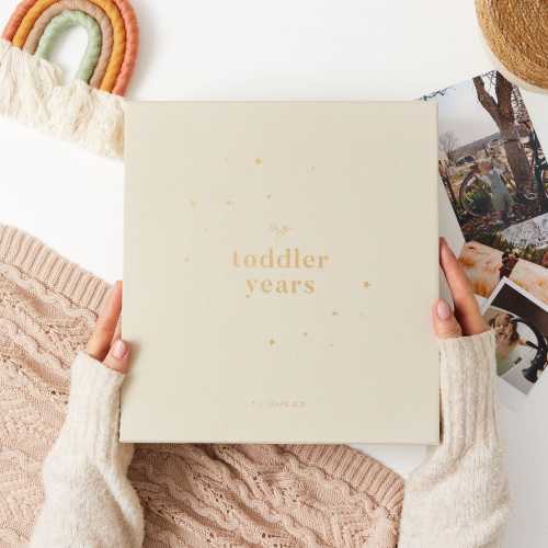 My Toddler Years (1 - 3 years old) - Photo Album, keepsake album, childhood record book, journal, gift for parents, grandparents