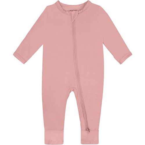 Amazon.com: Bamboo Baby Rompers , Footless Pajamas 2 Way Zipper Long Sleeve Sleeper: Clothing, Shoes & Jewelry