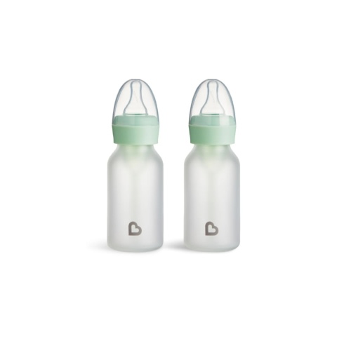 Bond® Silicone Glass Bottle 4oz or 8oz, 2pk | Munchkin