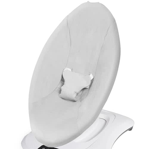 Greuame Baby Swing Cover - Compatible with 4moms MamaRoo 4 Old Model Before 2022 - Soft & Breathable Fabric, Machine Washable, Perfect for Baby & Newborn (Cover Only) Grey