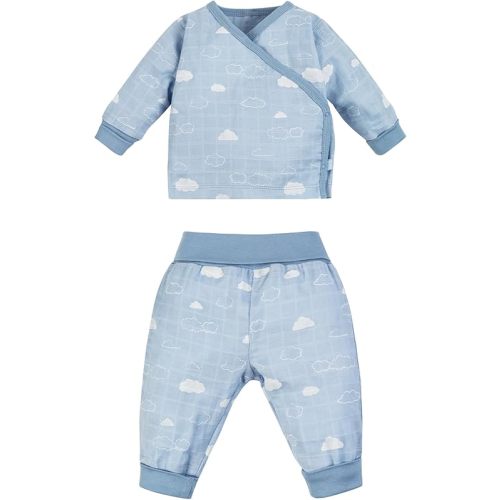 Under the Nile Organic Cotton Muslin Side Snap Top and Pants Set