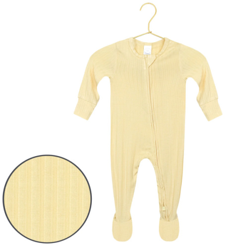 Birdie Ribbed Zipper Footies