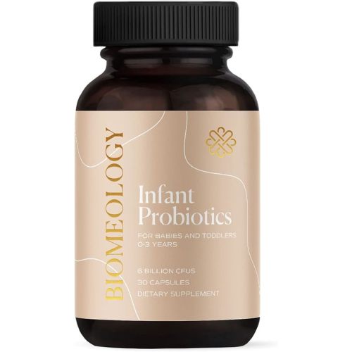 Infant Probiotic Powder with Organic Ingredients - 12 Strains for Babies & Toddlers Probiotic - Supports Digestive, Gut & Immunnity - Baby Colic Relief, Constipation & Reflux (30 Capsules)