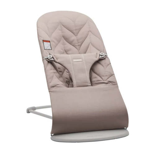 Bouncer Bliss - Sand Grey Petal Quilt Cotton