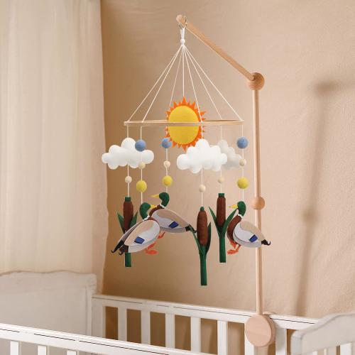 A Colorful Duck Baby mobile for a farm, duck or hunting theme nursery