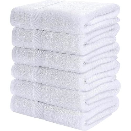SIMPLI-MAGIC Bath Towels Ideal for Pool, Spa, and Gym Lightweight and Highly Absorbent Quick Drying Towels, 24 in x 46 in