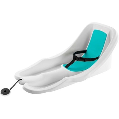 Gizmo Riders Baby Rider Ice-Blue Pull Snow Sled for Toddlers, 55 lbs, Ages 6 Months +