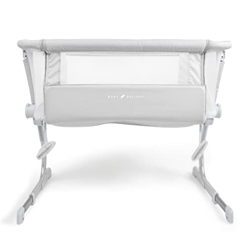 Baby Delight Beside Me Dreamer Bassinet | Bedside Sleeper | 6-Position Height Adjustment | Driftwood Grey