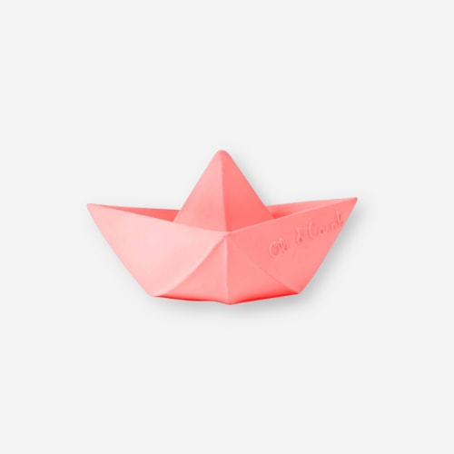 Origami Boat Bath Toy - Pink