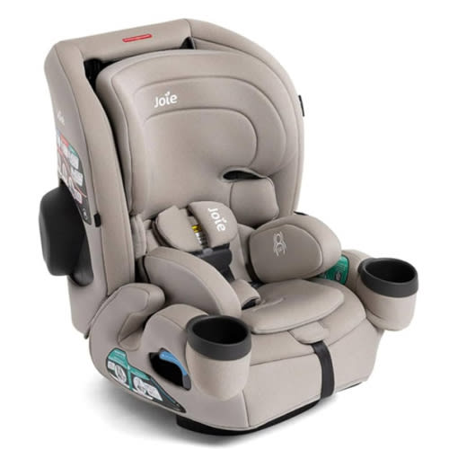 Joie Saffron SI 4-in-1 Car Seat – Car Seat for Infants to Toddlers to Big Kids - 4 Modes, 10-Position No-Rethread Headrest & Harness (Thunder)