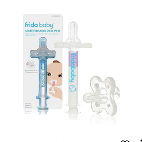 Frida Baby Medicine Pacifier Syringe, Accu-Dose Paci, Medi Frida Dispenser for Mess & Fuss Free Use, Made in USA