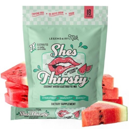 Legendairy Milk Powder She's Thirsty Hydration Supplement - Watermelon - 18ct