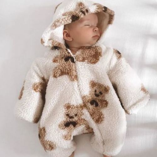 Baby Neutral Bear Jumpsuit