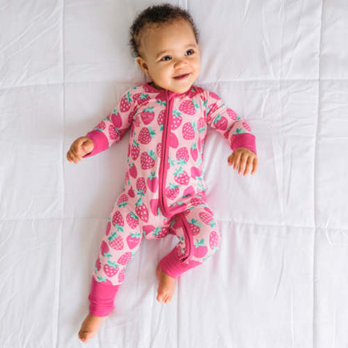 Sweet Strawberries Zippy - 0-3 months