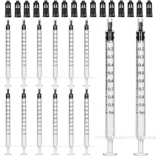 1ml Syringes with Caps (Pack of 100)
