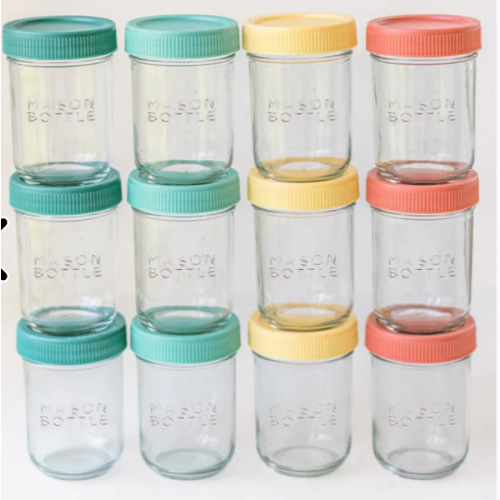Breastmilk Storage Jar Set – Mason Bottle