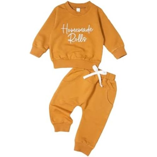 Christmas Toddler Baby Boy Outfit Gingerbread Sweatshirt Pants Cute My First Christmas Baby Boy Outifts