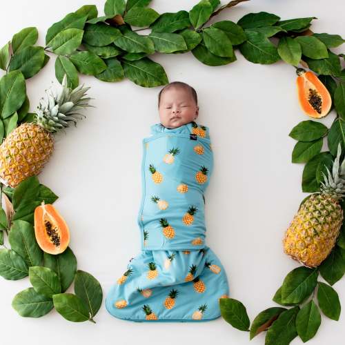 Sleep Bag Swaddler in Pineapple 1.0