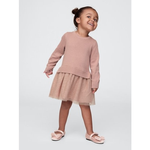 Baby & Toddler 2-in-1 Sweater Tulle Dress