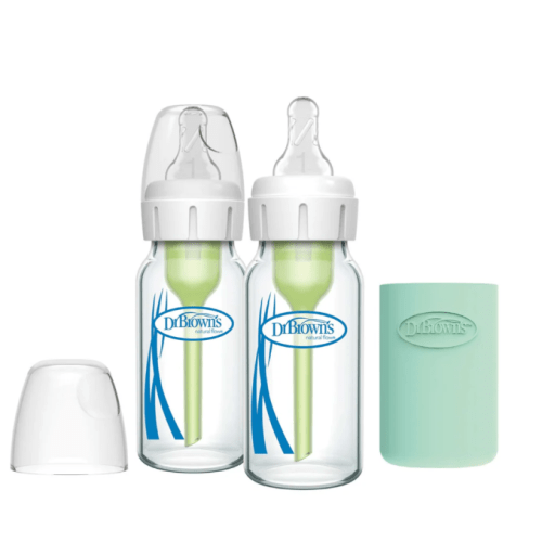 2 pack of Dr. Brown's Glass Baby Bottle 4 oz