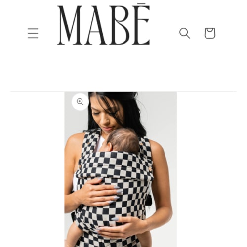 The Monarch Carrier - Ebony Check – Mabē