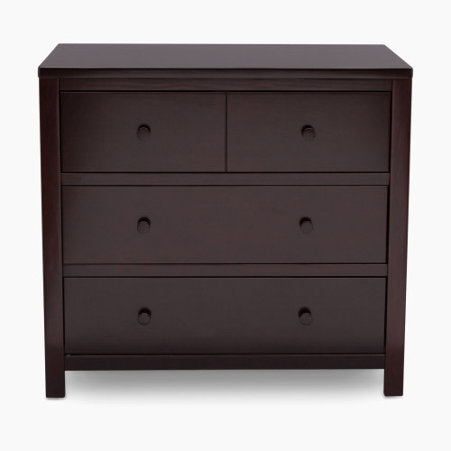 Delta Children 3 Drawer Dresser - Dark Chocolate