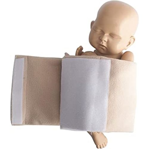 Newborn Photography Props Posing Wraps Assistant Professional Posture Wrap for Studio Photo Props Accessories Beige