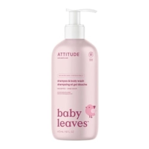 Baby Leaves™ Shampoo & Body Wash - Fragrance-Free - 16 fl. oz (473 ml)