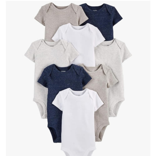 Simple Joys by Carter's Baby 8-Pack Short-Sleeve Bodysuit