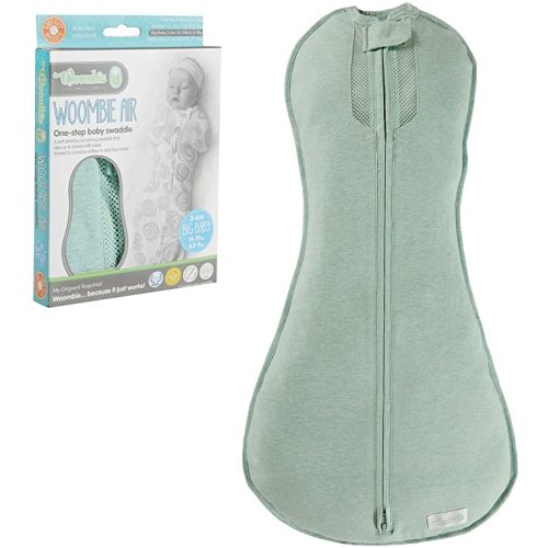 Woombie Air Nursery Swaddling Blankets, Lime Sorbet, 14-19 Pounds - 3-6 Month