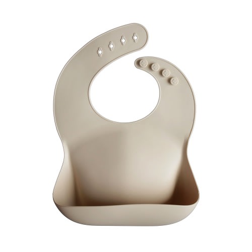 Mushie Silicone Bib, Shifting Sand