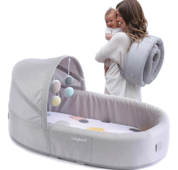 Lulyboo | Lounge To-Go: Bubble | Portable Infant Travel lounge
