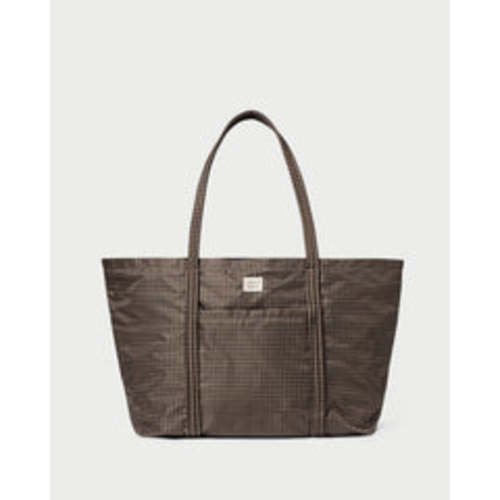 Dina Brown/Black Check Travel Tote | Tote | Handbag