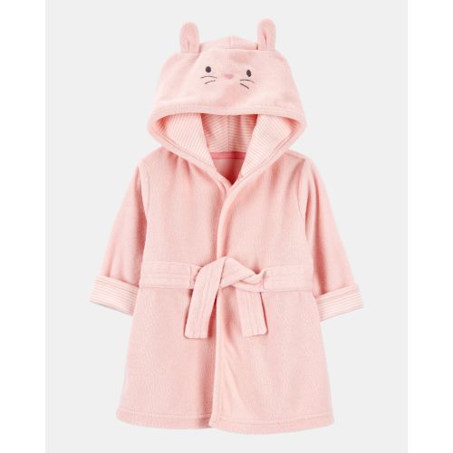 Baby Bunny Hooded Terry Robe - Pink