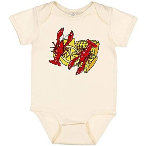 TATY Kids Louisiana Crawfish and Corn Baby Infant Bodysuit