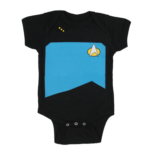 Star Trek The Next Generation Starfleet Uniform Baby Snapsuit