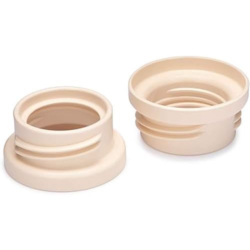 Motif Medical Narrow Neck Breast Pump Bottle Adapter - Breast Pump Bottle Connector for Motif Luna, Duo, Twist, Spectra Bottles, Ameda MYA & MYA Pro - Must-Have Breastfeeding Essentials (Set of 2)