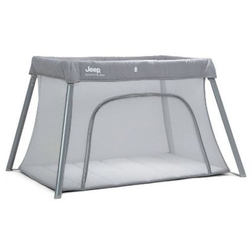Jeep Horizon Compact Travel 2-in-1 Playard And Bassinet - Light Gray