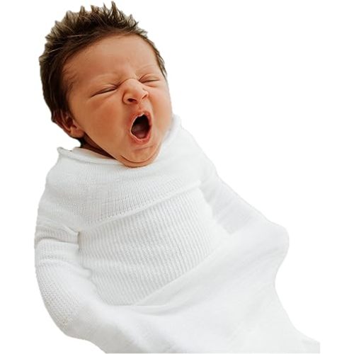 Swaddelini Swaddle Sleep Sack, Viscose from Bamboo, Swaddle for babies 0-3 months, 12-18 pounds, Made in USA, Cloud