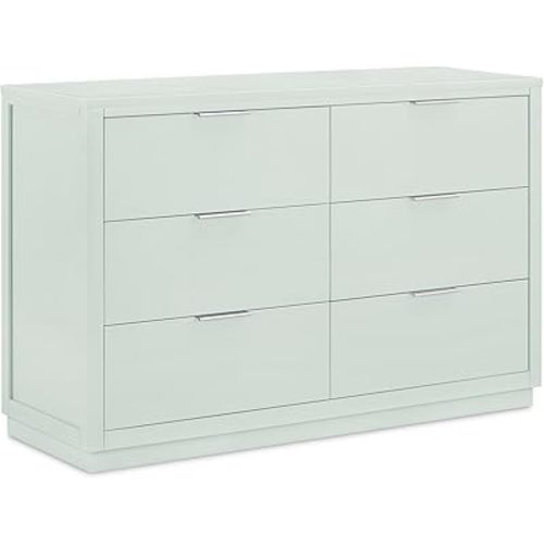 Delta Children Forever 6 Drawer Dresser, Fully Assembled - Classic Collection, Light Sage