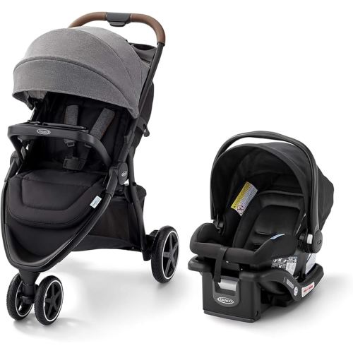 Graco Outpace LX All-Terrain Travel System - Includes SnugRide 30 Lite Infant Car Seat, Briggs, High-Performance Stroller/Car Seat Combo, Practical & Durable